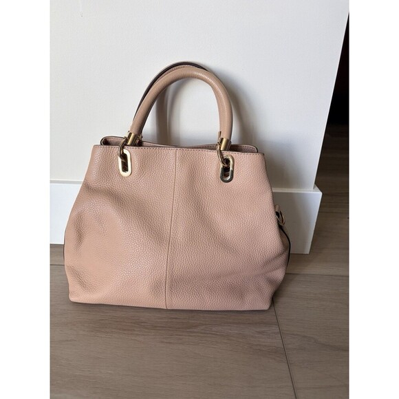 Vince Camuto Handbags - VINCE CAMUTO Pebble LEATHER ACCORDION SATCHEL CROSSBODY light/faint pink Purse
